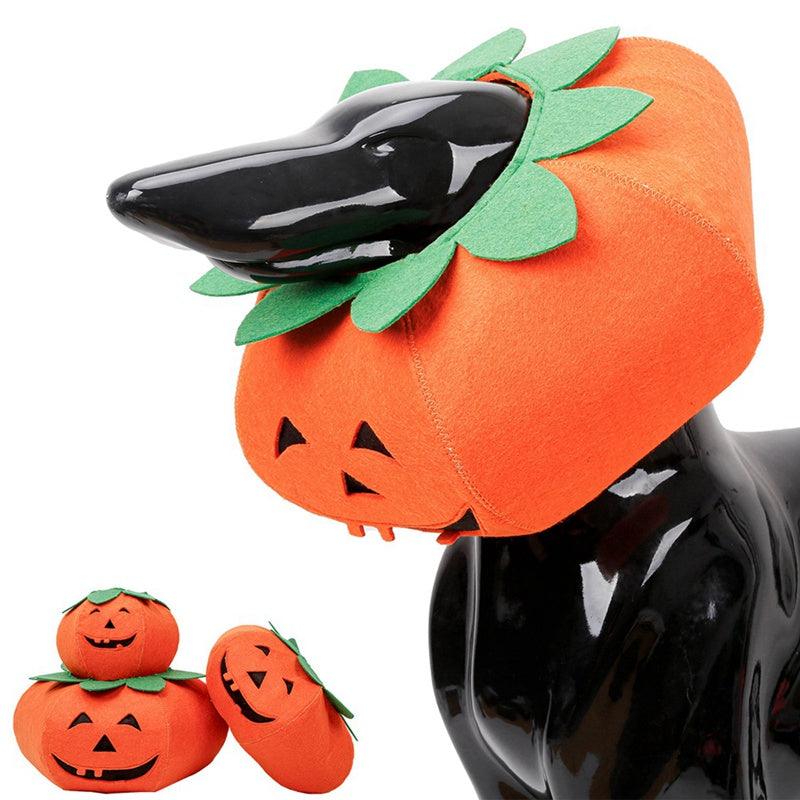 Halloween Pumpkin Pup Collar: Adorable Pet Cosplay Accessory For A Spooktacular Look!-1