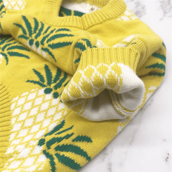 Tropical Delight Cotton Sweater-3