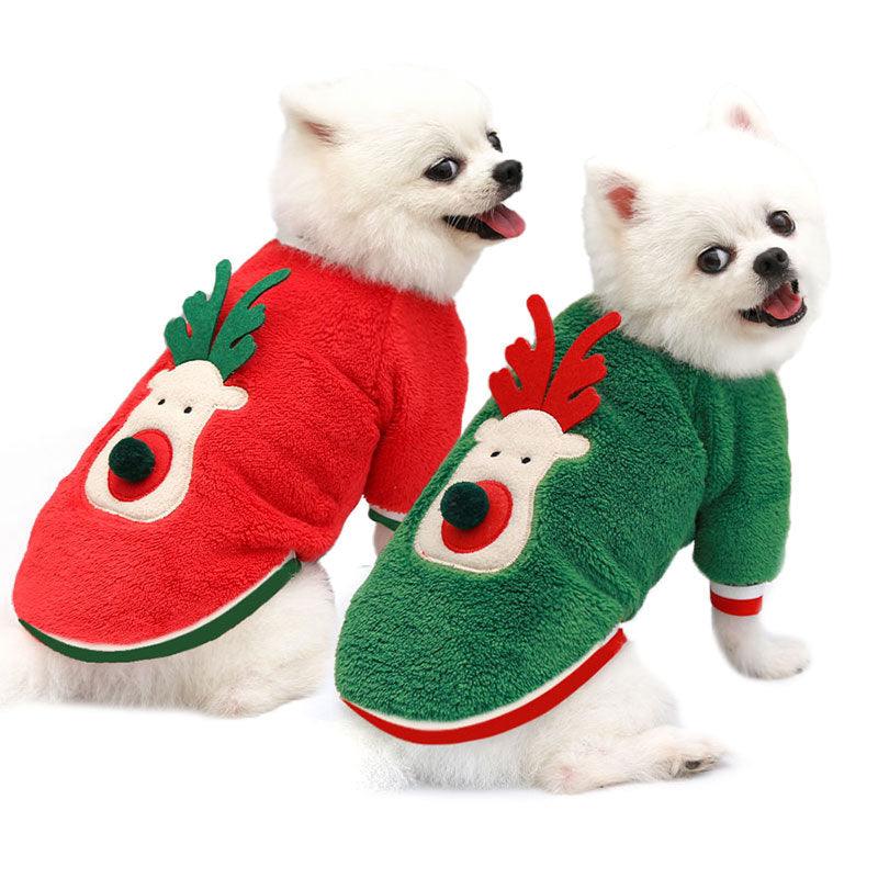Festive Furry Friend Christmas Sweater-4