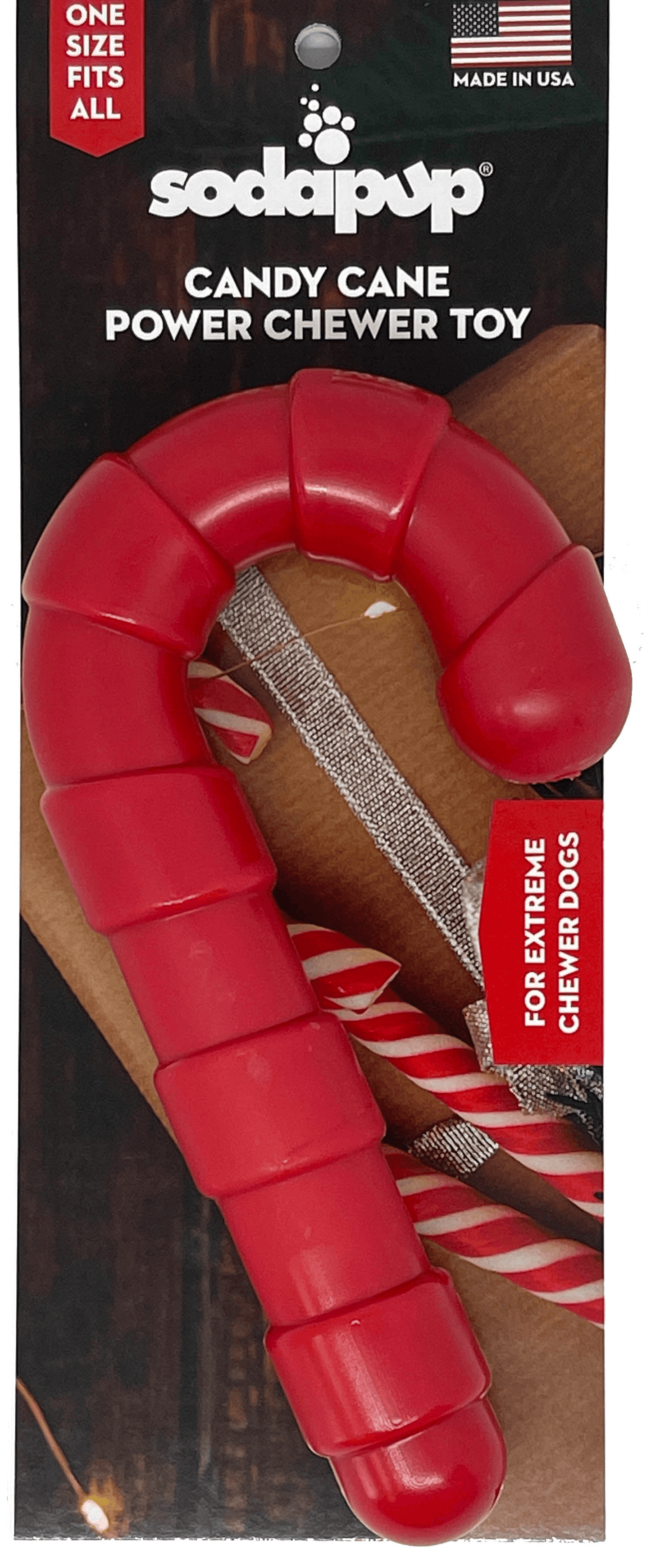 Ultra-Durable Candy Cane Chew Toy for Aggressive Chewers-3