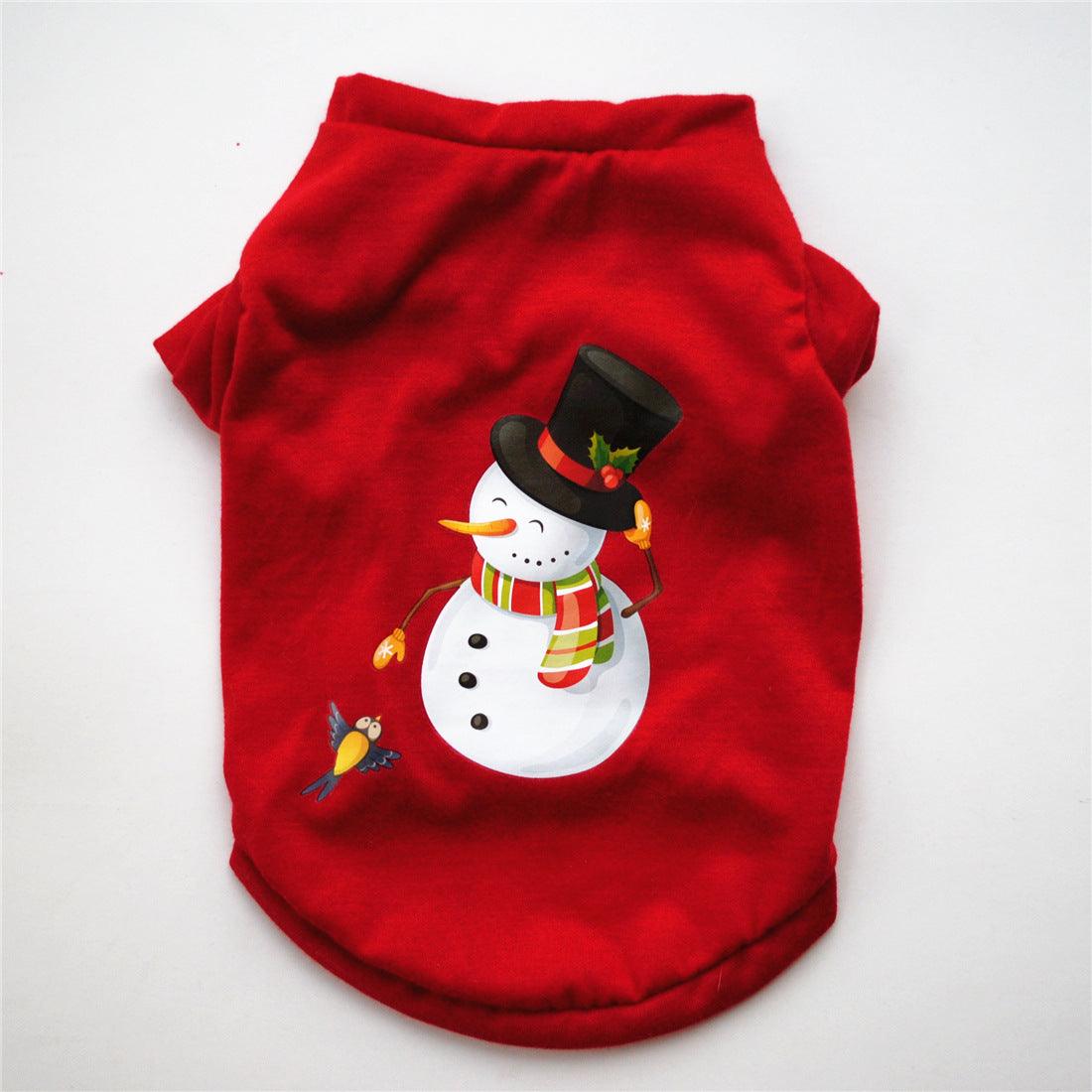 Festive Fleece Christmas Pet Costume-3