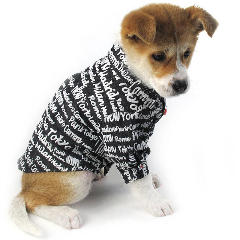 Stylish Denim Pet Shirt: Fashionable Jeans For Your Furry Friend-2