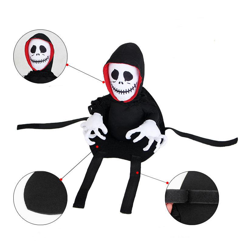 Funny Teddy Transforming Halloween Pet Capes-4