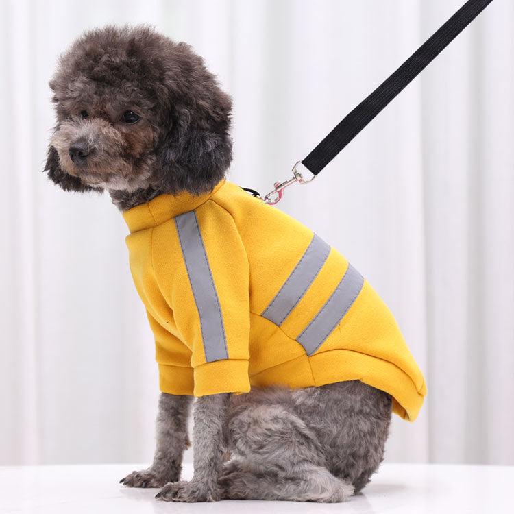 Reflective Glow-In-The-Dark Pet Sweater: Safe And Stylish Nighttime Attire For Dogs And Cats-0
