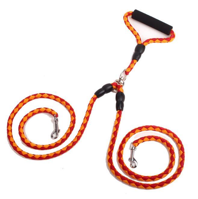 Ultimate Dual-Handle Dog Walking Leash - Premium Quality, Reflective Rope For Optimal Safety-9