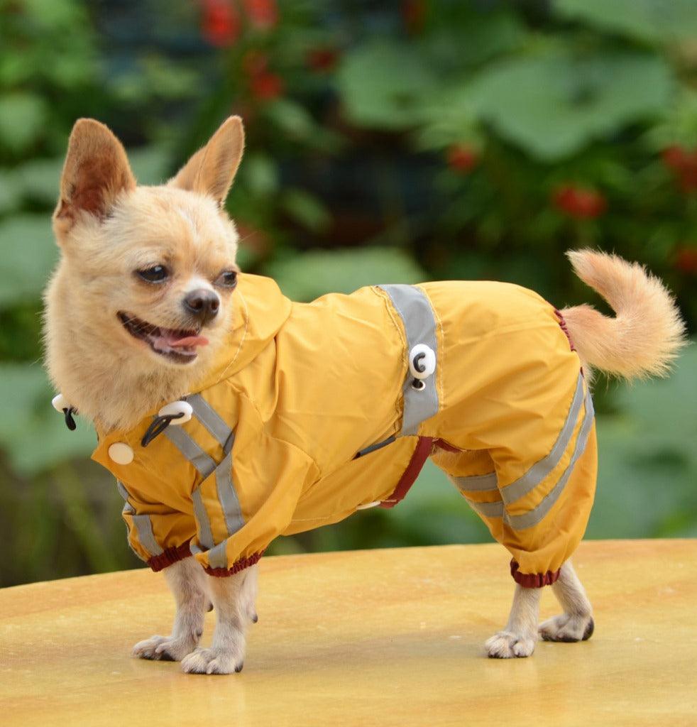 Waterproof Reflective Hoodie Dog Cat Raincoat - Keep Your Pet Dry And Stylish!-2