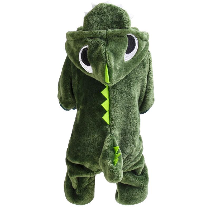 Transforming Dinosaur Pet Sweater: Stay Warm And Stylish!-5