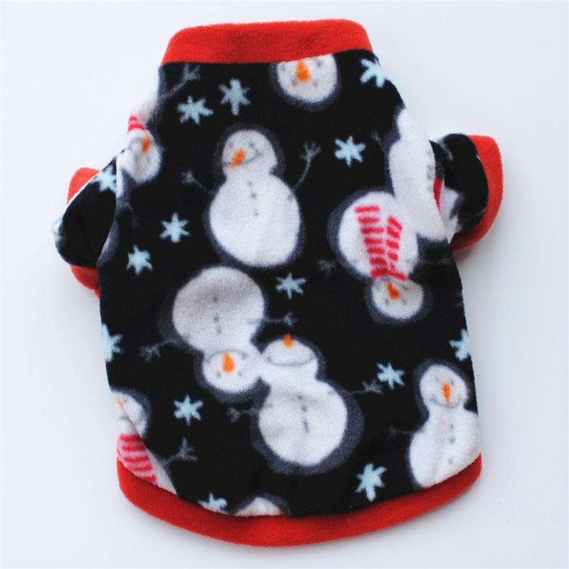 Festive Fleece Christmas Pet Costume-4