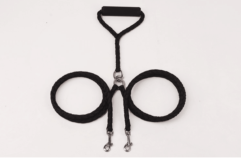 Double-Ended Hand-Knitted Braided Rope Dog Leash: The Ultimate Outdoor Companion-4