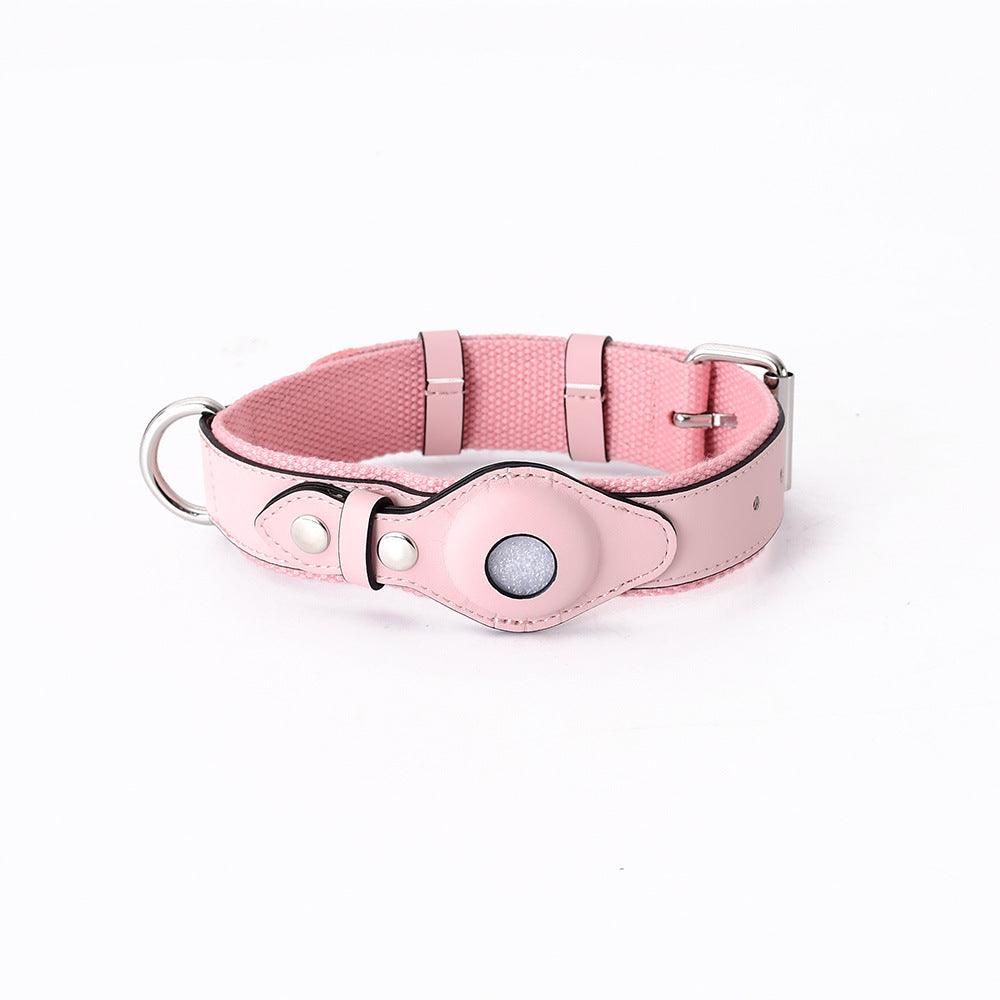 Pet Collar Tracker Cover - Stylish Leather Protection For Airtag-3