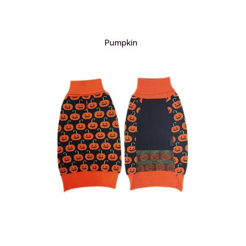 Halloween Dog Sweaters Pet Costume Warm Leisure Sweater Cosplay Clothes For Dogs-7