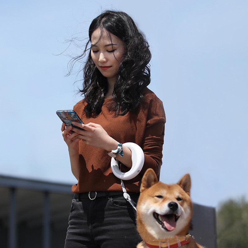 Innovative Flexigrip Dog Walking Leash With Led Lighting And Wearable Bracelet-3