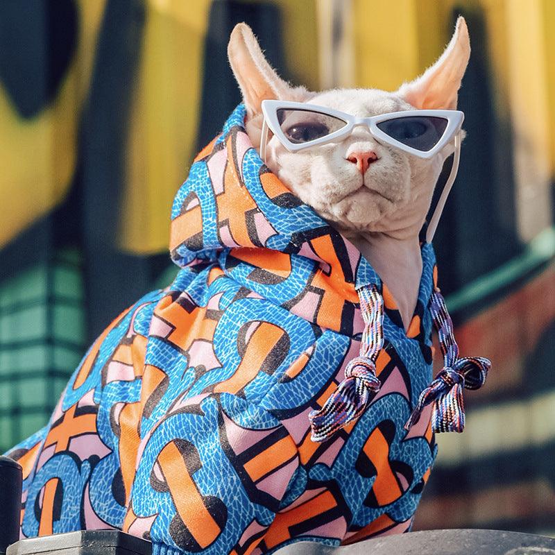 Furry Fashionista Pet Sweater Hoodie - Stylish And Cozy Apparel For Dogs And Hairless Cats-2