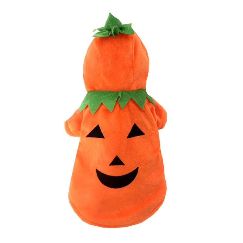 Pumpkin Demon Transformation Pet Costume - Spooky Halloween Attire For Your Furry Friend!-4