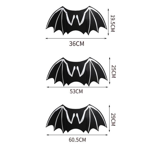 Luminous Bat Wings Dog Costume - Transform Your Pup Into A Mysterious Creature!-1