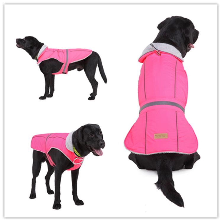 Night Glow Pet Winter Coat-4