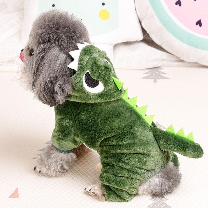 Transforming Dinosaur Pet Sweater: Stay Warm And Stylish!-0