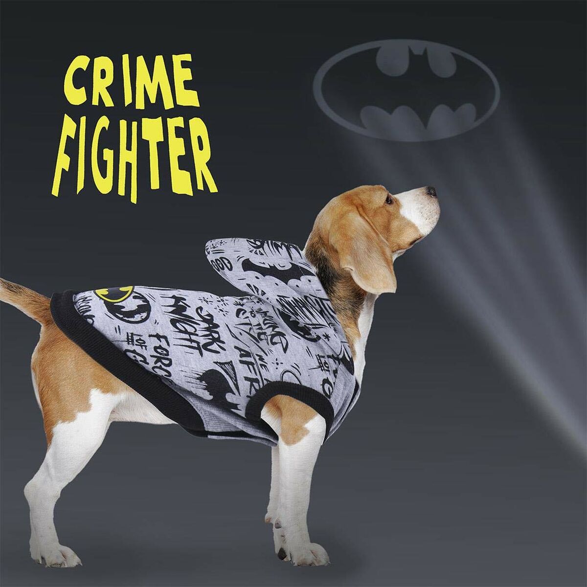 Dog Sweatshirt Batman XS Black-8