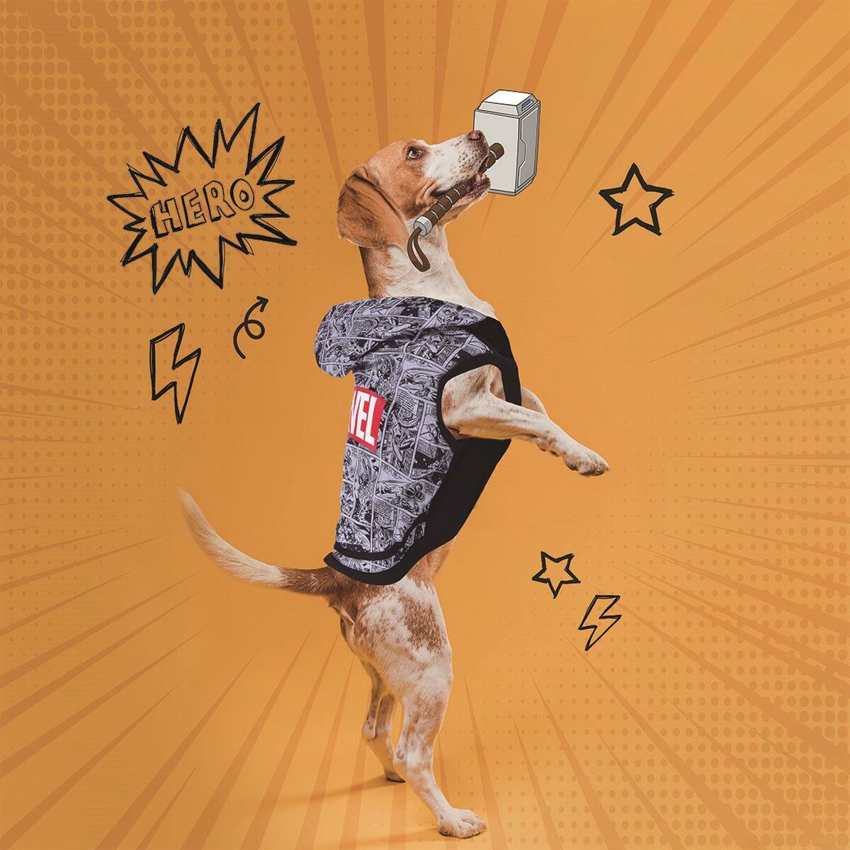 Dog Sweatshirt Marvel XXS Grey-7
