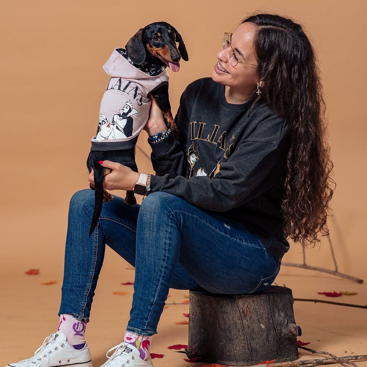Dog Sweatshirt Disney XS Lilac-5