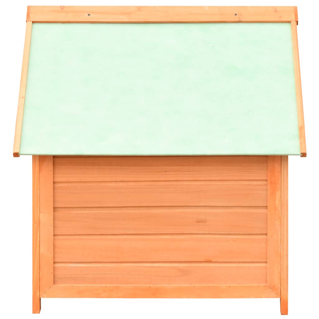 vidaXL Dog House Solid Pine & Fir Wood 28.3"x33.5"x32.3"-3