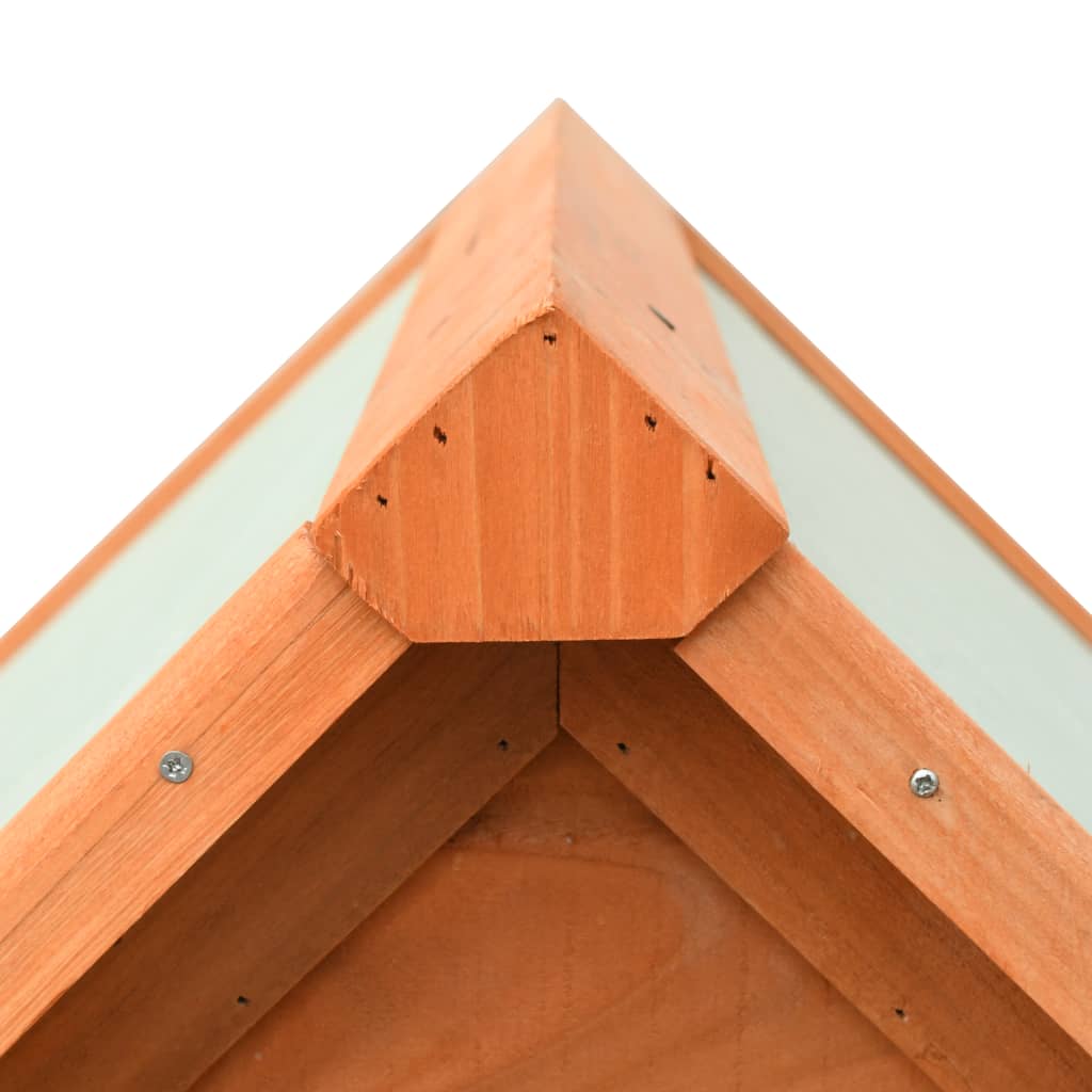 vidaXL Dog House Solid Pine & Fir Wood 28.3"x33.5"x32.3"-4