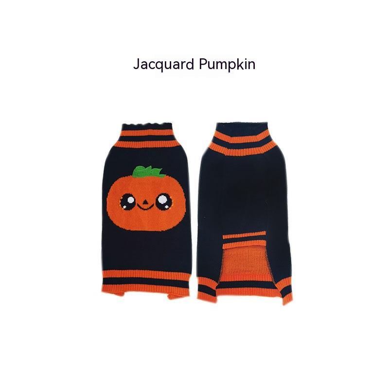 Halloween Dog Sweaters Pet Costume Warm Leisure Sweater Cosplay Clothes For Dogs-6
