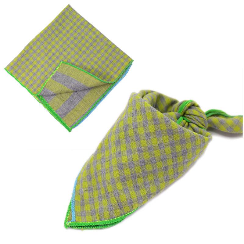Fashionable Double Sided Cotton Pet Scarf-2