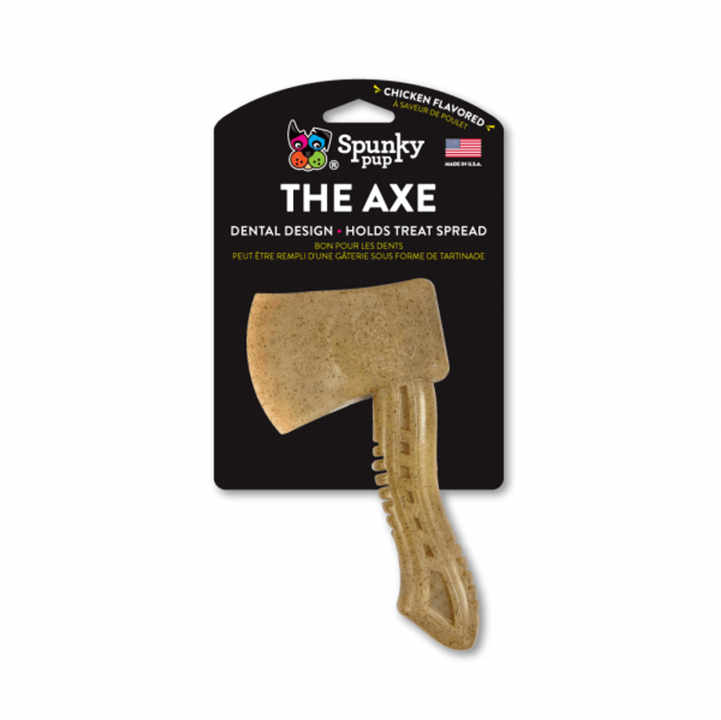 Spunky Pup Chicken-Flavoured Durable Nylon Axe Chew Toy-3