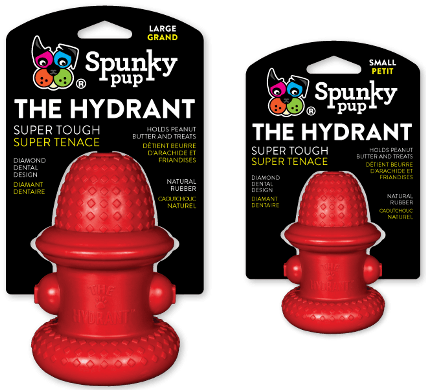Spunky Pup Large Rubber Hydrant Treat Dispenser-4