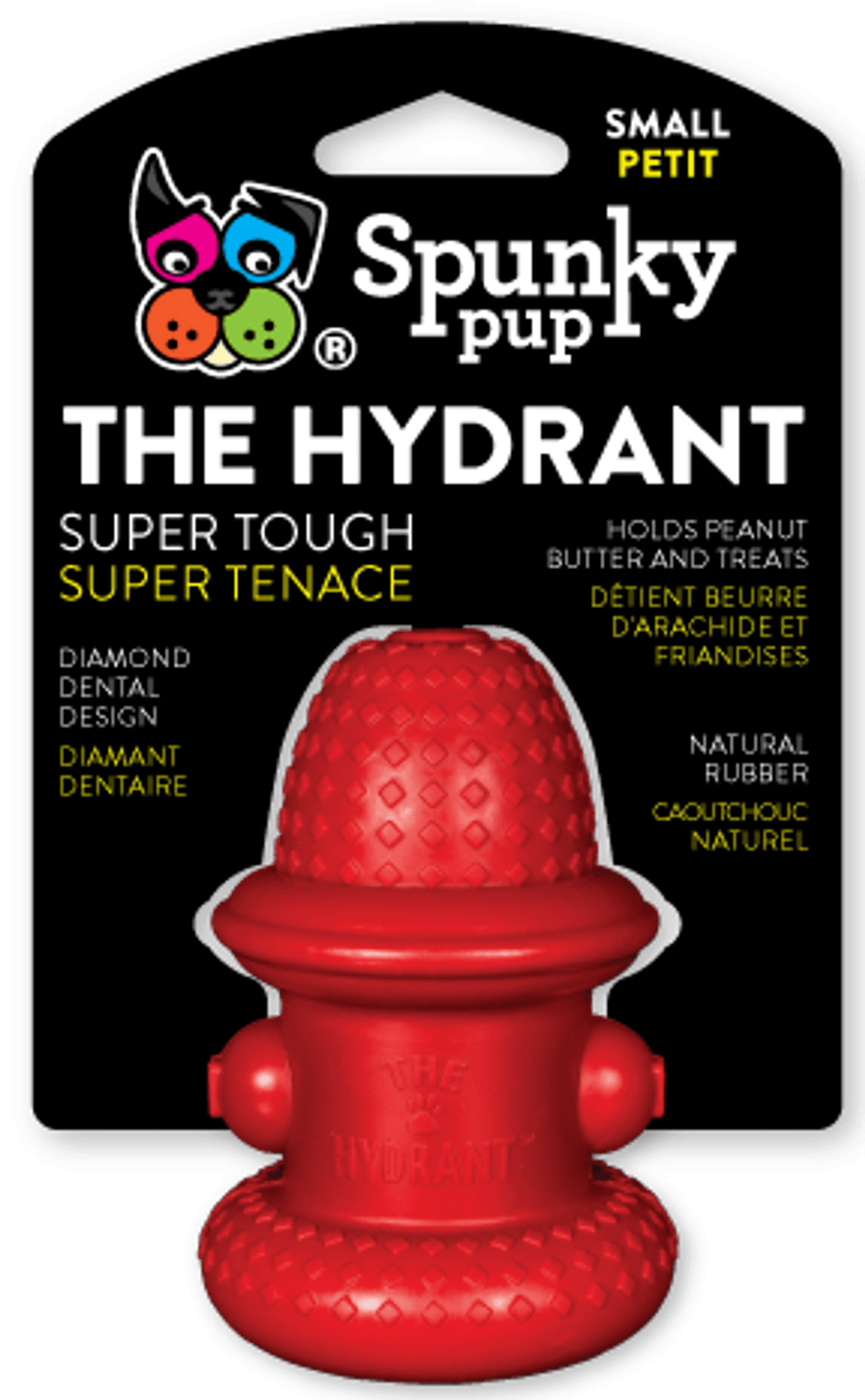 Spunky Pup Large Rubber Hydrant Treat Dispenser-2