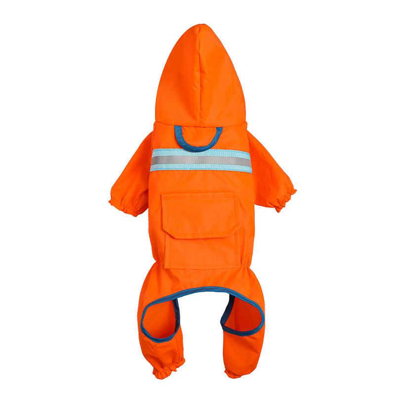 Reflective Pet Raincoat: Keep Your Furry Friend Safe And Dry-0
