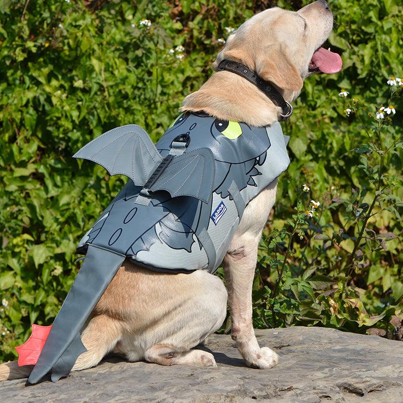 Dragon Pup Cosplay Swimwear - Unleash Your Dog's Inner Mythical Creature!-2