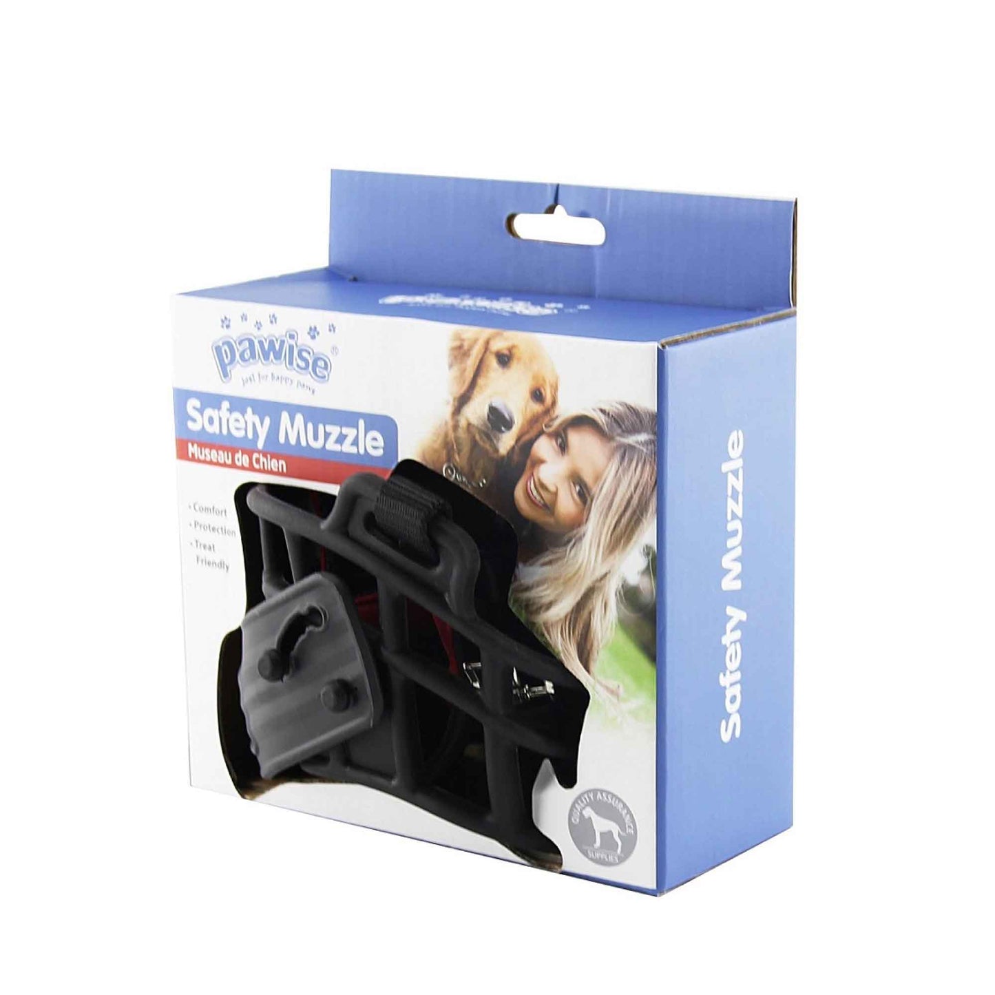 Dog Muzzle Guard - Anti Barking Biting Soft Flexible Cage Pet Mouth Basket Pawise-1