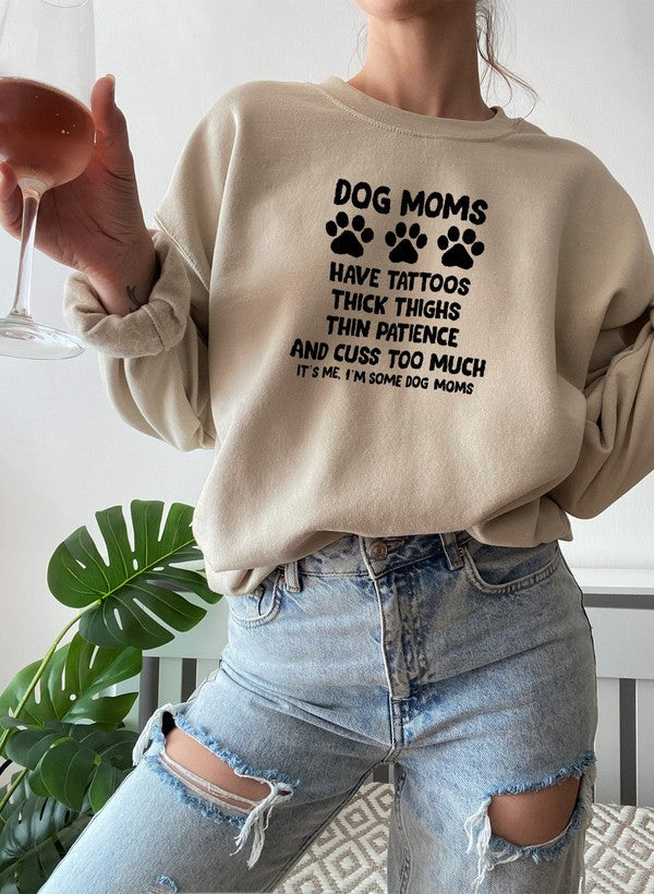 Dog Moms Sweat Shirt-2