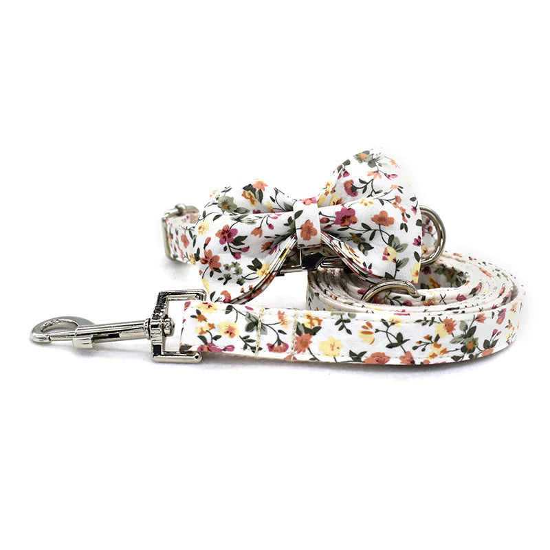 Lulu Dog Collar, Dog Collar & Dog Bowtie (Set) – by The Paw Co.-1