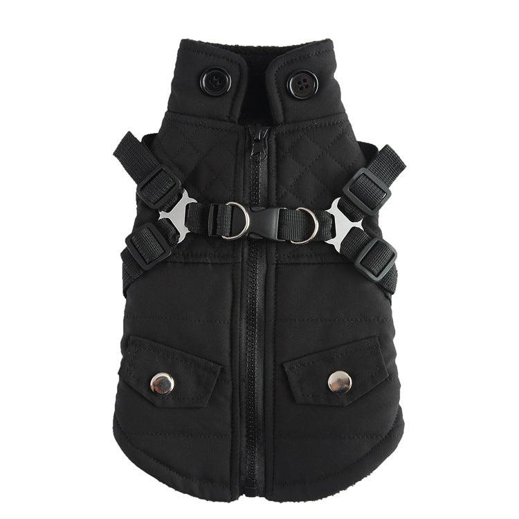 Winter Warmth Zipper Dog Jacket - Stylish And Cozy Pet Apparel-2