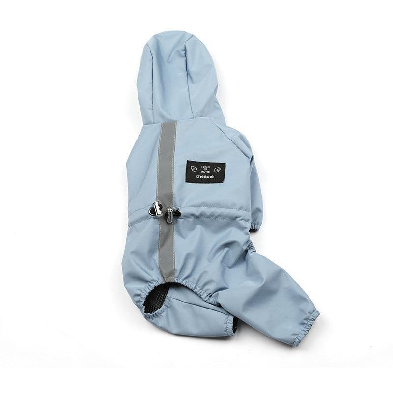All-Weather Reflective Pet Raincoat-4