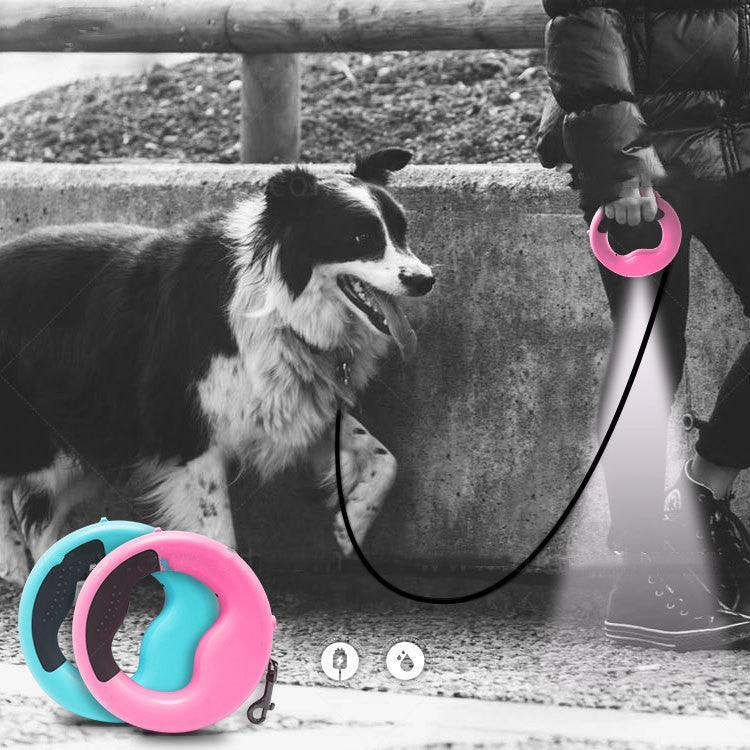 Automatic Pet Walking Leash With Led Lights-0