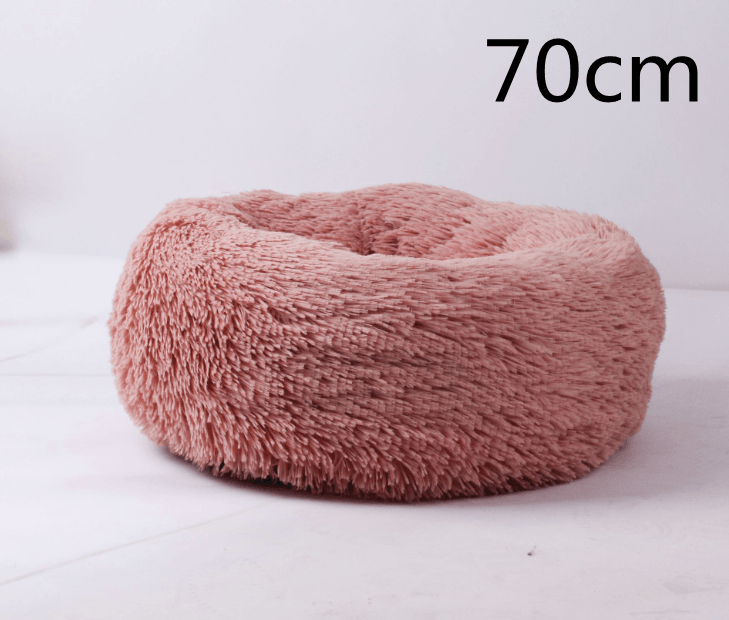 Cozy Haven: Luxurious Round Pet Bed For Winter Comfort-53
