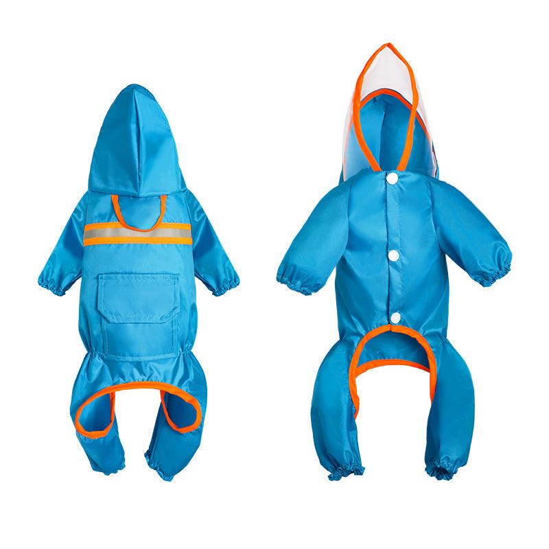 Reflective Pet Raincoat: Keep Your Furry Friend Safe And Dry-2