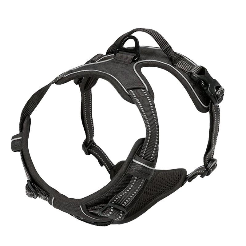 Explosive Red Adventure Dog Harness - Ultimate Safety And Comfort For Large Dogs-5