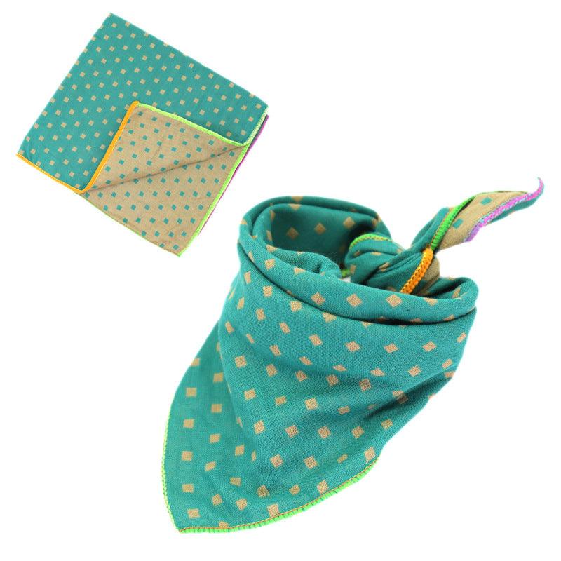 Fashionable Double Sided Cotton Pet Scarf-18