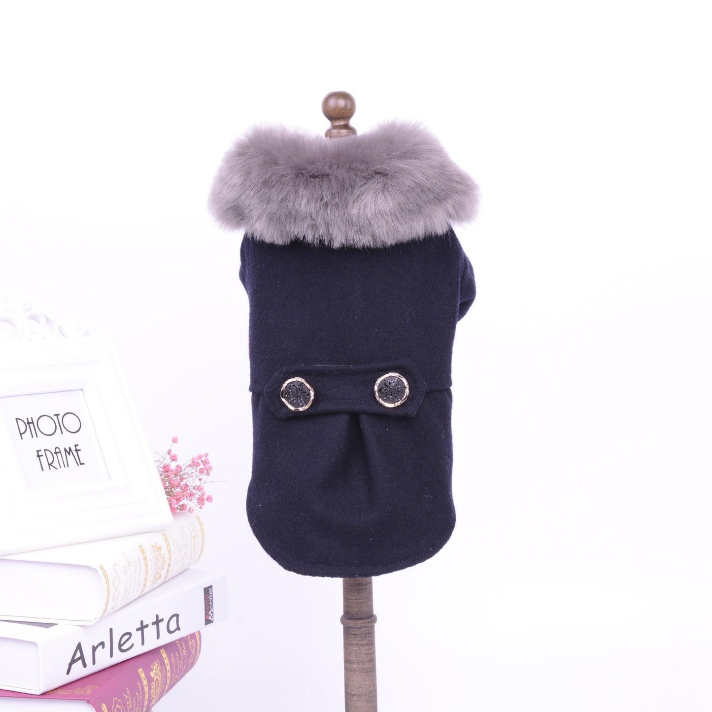 Bipedal Woolen Dog Coat - Cozy And Stylish Winter Wear For Your Pup-3
