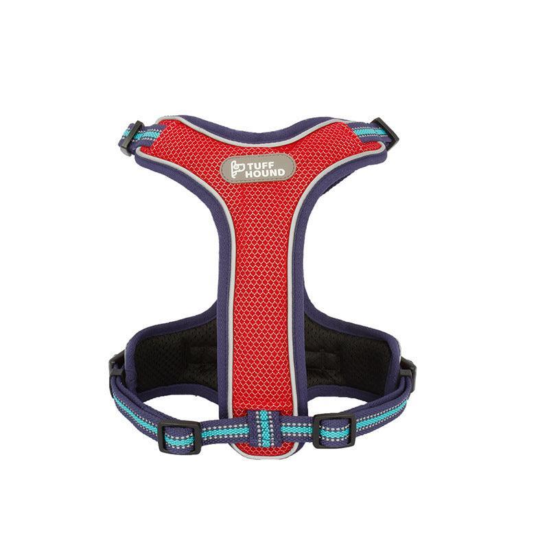 Breathable Mesh Dog Harness With Anti-Breakaway Traction Rope-4