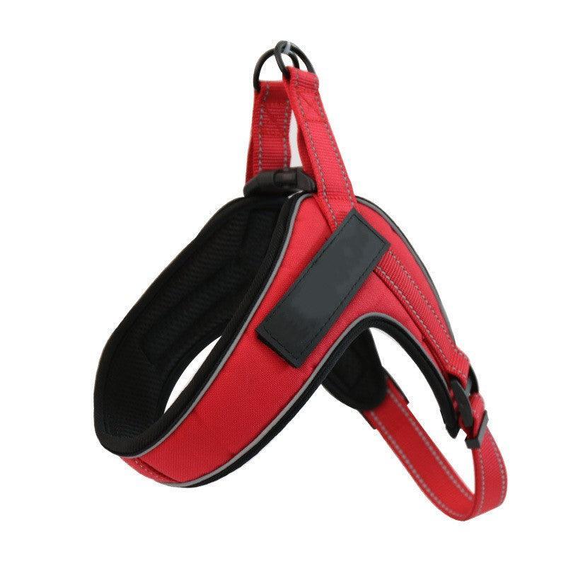 Breathable Reflective Dog Harness Vest With Customizable Velcro Design-9