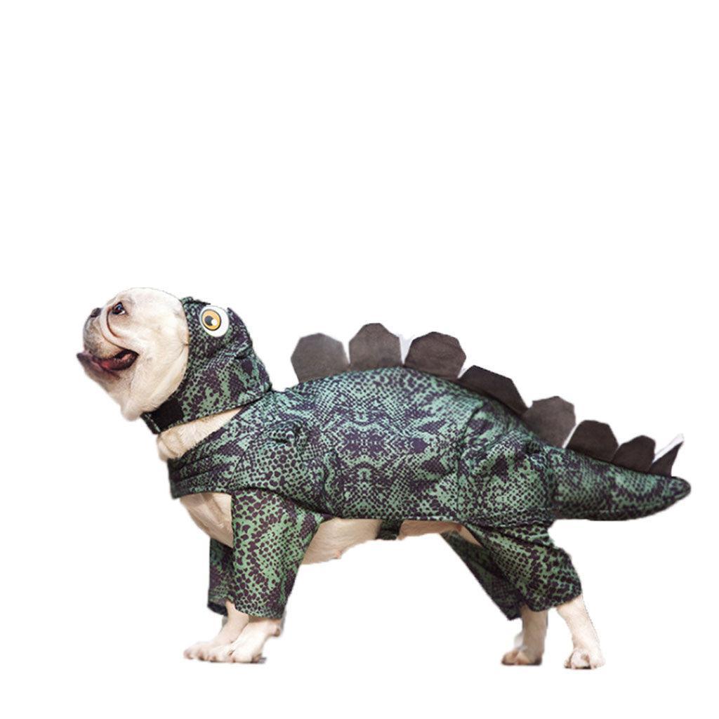 Bunnylicious Dino Dress: Adorable Pet Dinosaur Clothes For Fashionable Females-0