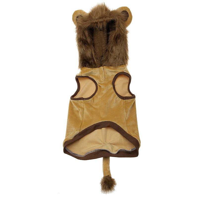 Pet Costume: Lion King Transformation Outfit For Dogs And Cats-4