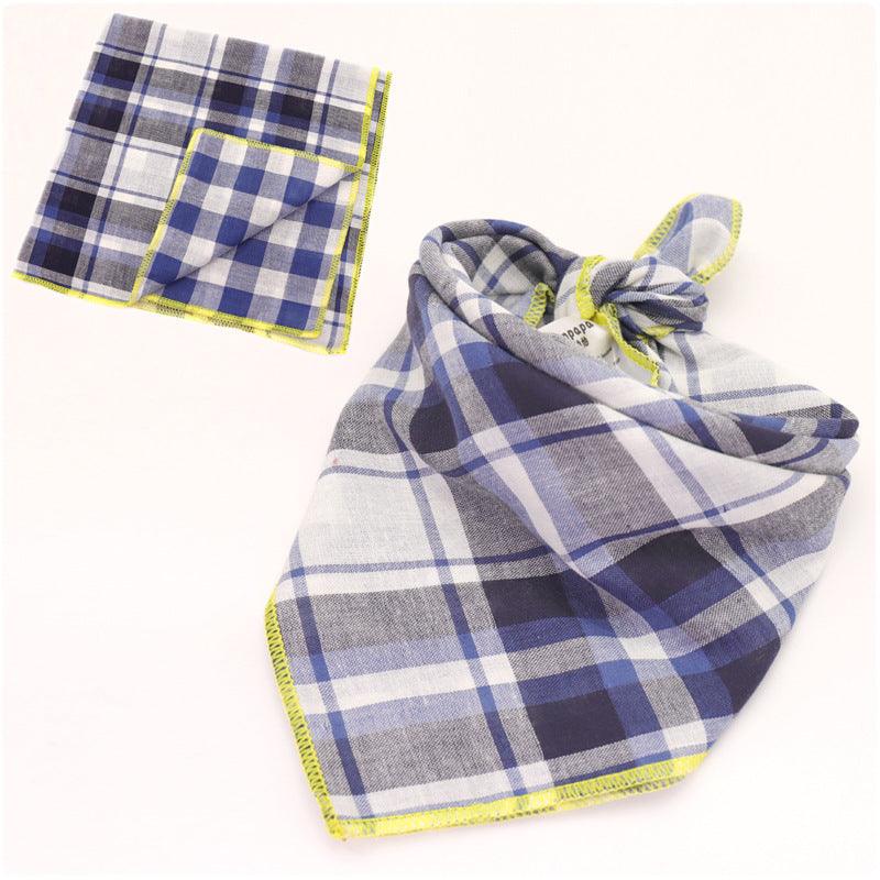 Fashionable Double Sided Cotton Pet Scarf-13