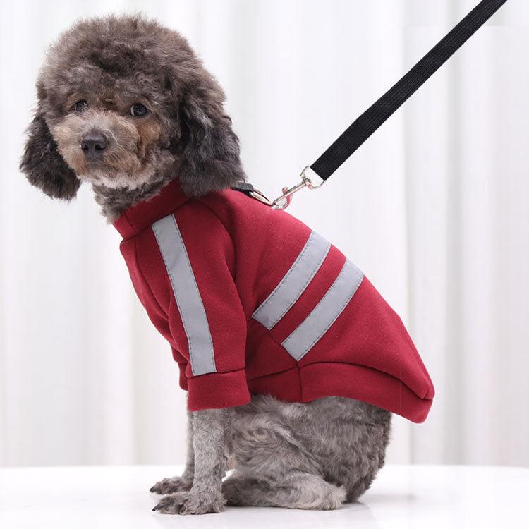 Reflective Glow-In-The-Dark Pet Sweater: Safe And Stylish Nighttime Attire For Dogs And Cats-5